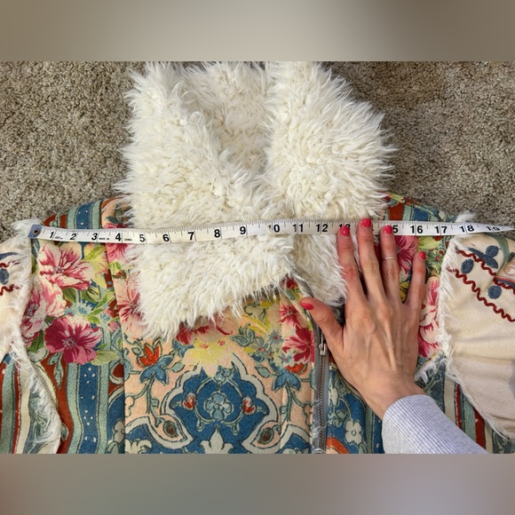 Johnny Was | Halmstad Embroidered Faux-Suede Coat - Picture 15 of 16